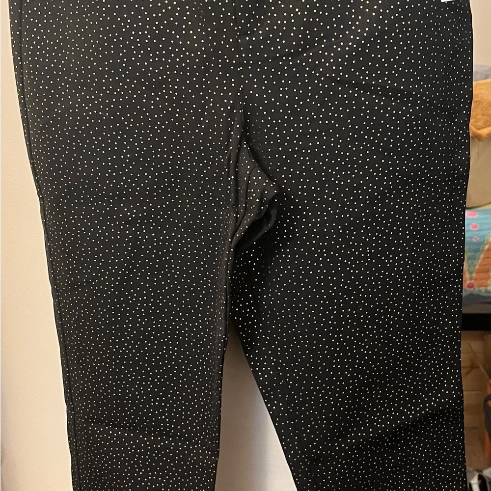 Black Polka Dot Pants